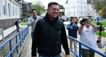 Stephen Yaxley-Lennon, alias Tommy Robinson, wurde wegen Missachtung des Gerichts festgenommen